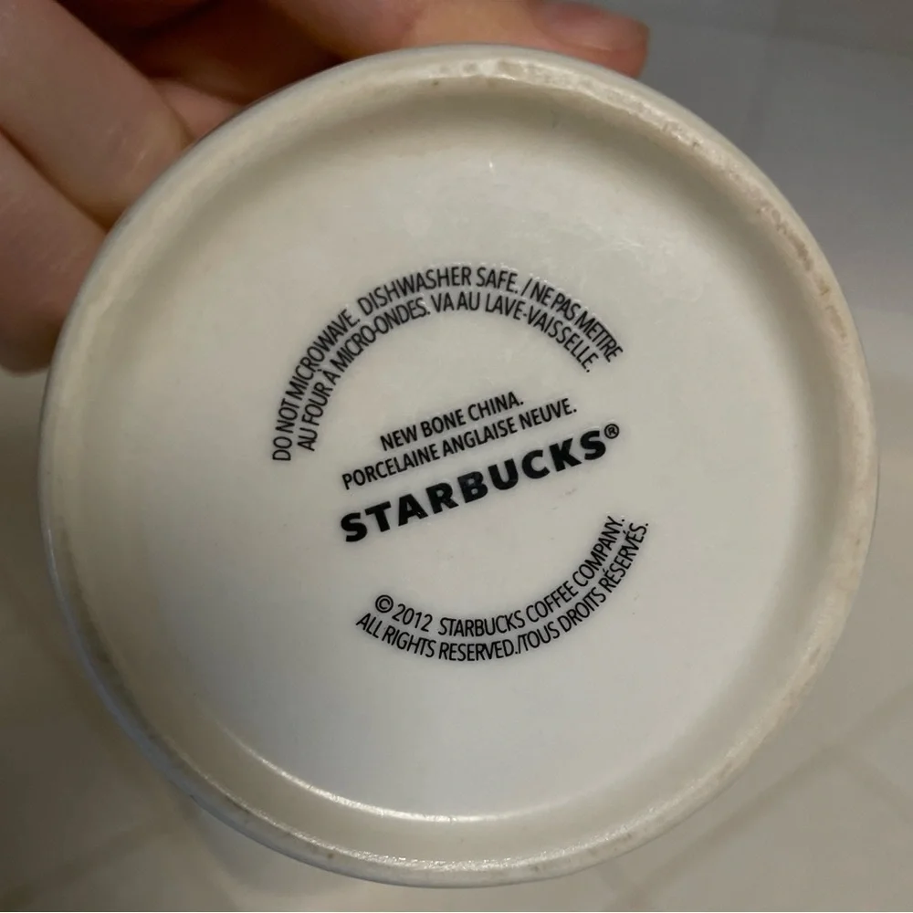 Starbucks Tazo Tea Logo Asymmetrical Cups